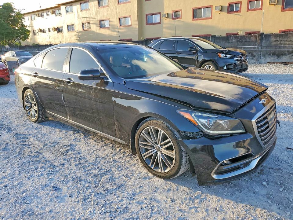 2018 Genesis G80 მანქანა იყიდება აუქციონზე, vin: KMHGN4JE4JU257122, აუქციონის ნომერი: 64537646
