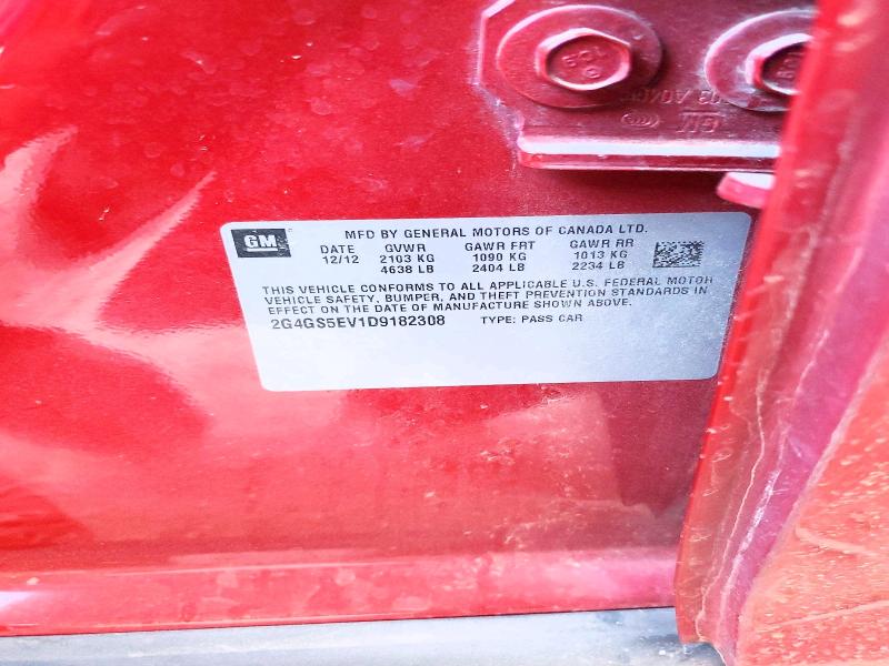 Продажа на аукционе авто 2013 Buick Regal, vin: 2G4GS5EV1D9182308, номер лота: 65571736