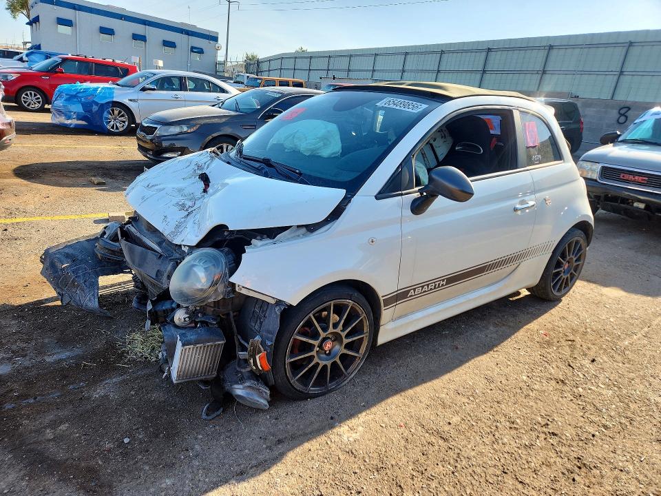 65489856 :رقم المزاد ، 3C3CFFJH4FT608011 vin ، 2015 Fiat 500 مزاد بيع