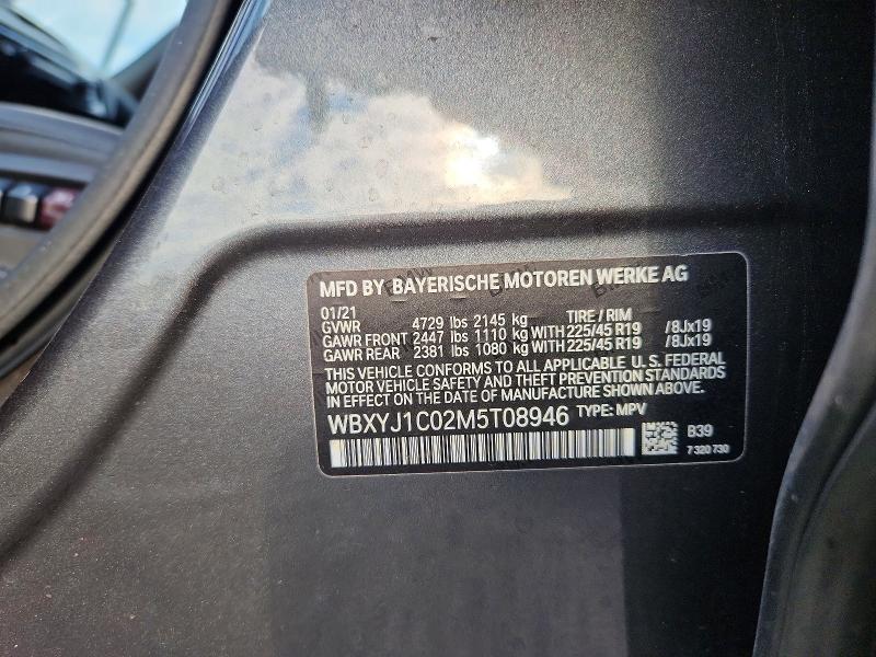 Продажа на аукционе авто 2021 Bmw X2, vin: WBXYJ1C02M5T08946, номер лота: 64340576
