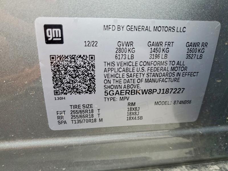 Продажа на аукционе авто 2023 Buick Enclave, vin: 5GAERBKW8PJ187227, номер лота: 65581176