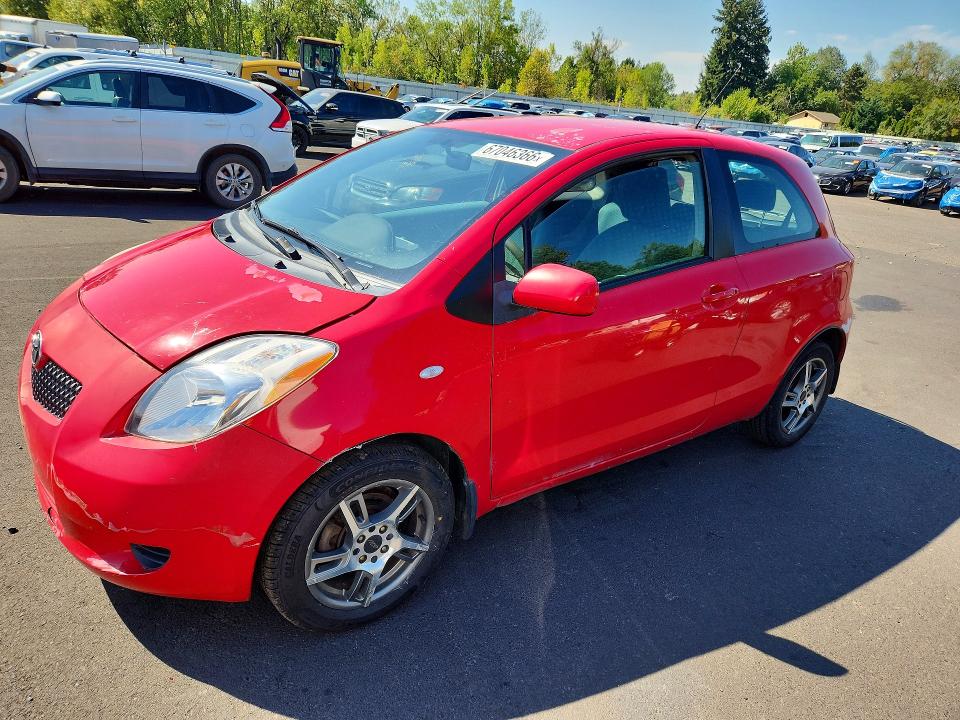 67046366 :رقم المزاد ، JTDJT903075040585 vin ، 2007 Toyota Yaris مزاد بيع