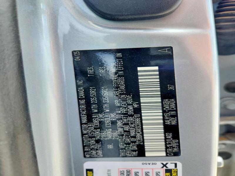 Aukcja sprzedaży 2025 Lexus Rx 350h, vin: 2T2BBMCAXSC088610, numer aukcji: 64815476