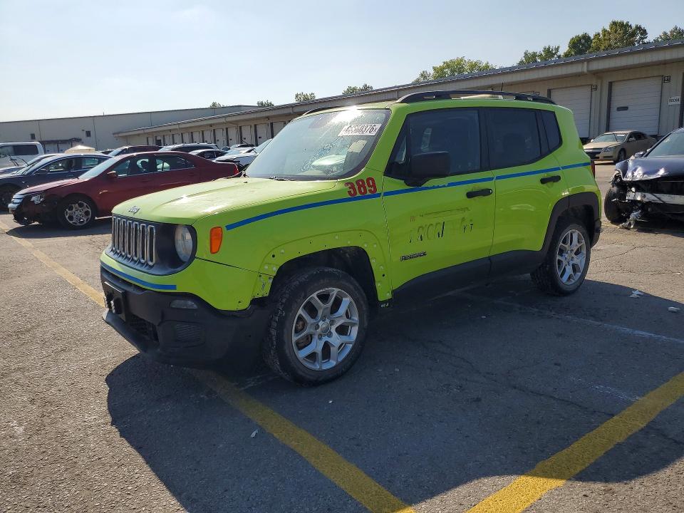 66580376 :رقم المزاد ، ZACCJBAB5JPJ15983 vin ، 2018 Jeep Renegade مزاد بيع