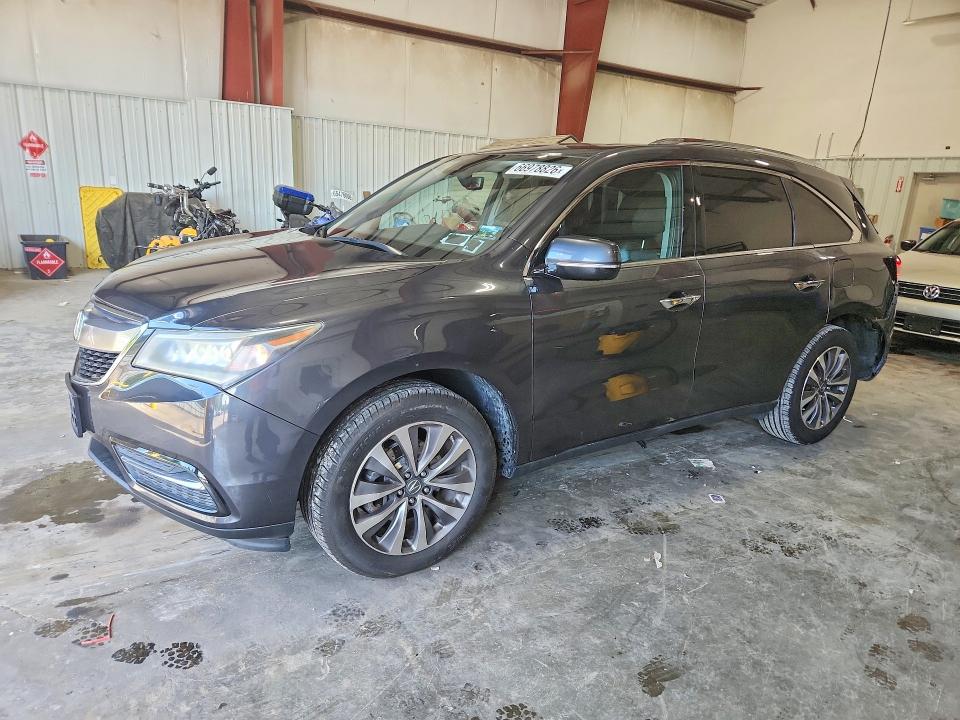 2016 Acura Mdx მანქანა იყიდება აუქციონზე, vin: 5FRYD4H4XGB033782, აუქციონის ნომერი: 66978826