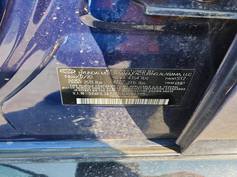 Продажа на аукционе авто 2021 Hyundai Sonata, vin: 5NPEJ4J22MH092795, номер лота: 66372306