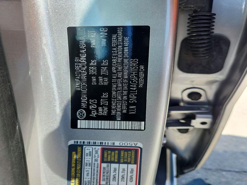 Продажа на аукционе авто 2023 Hyundai Elantra, vin: 5NPLL4AG6PH115903, номер лота: 64831226