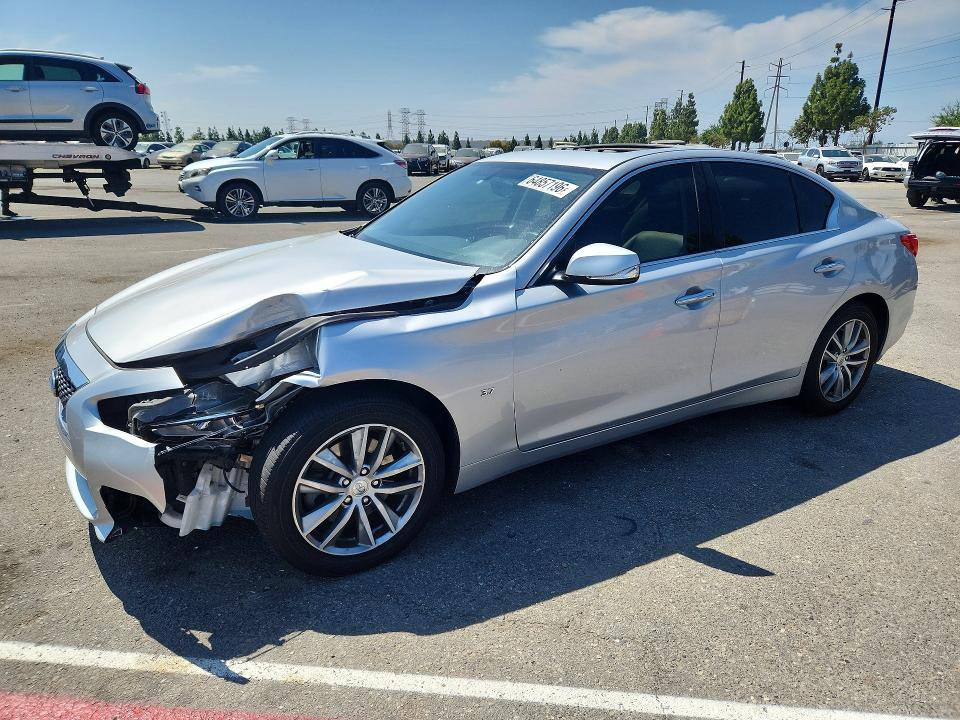 2015 Infiniti Q50 მანქანა იყიდება აუქციონზე, vin: JN1BV7AR8FM401302, აუქციონის ნომერი: 64857196
