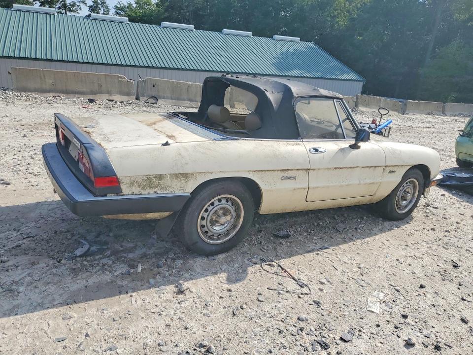 66653166 :رقم المزاد ، ZARBA5641H1045361 vin ، 1987 Alfa Romeo Spider مزاد بيع