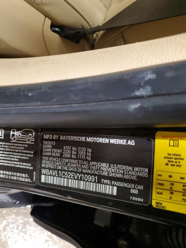 64979966 :رقم المزاد ، WBAVL1C52EVY10991 vin ، 2014 Bmw X1 مزاد بيع