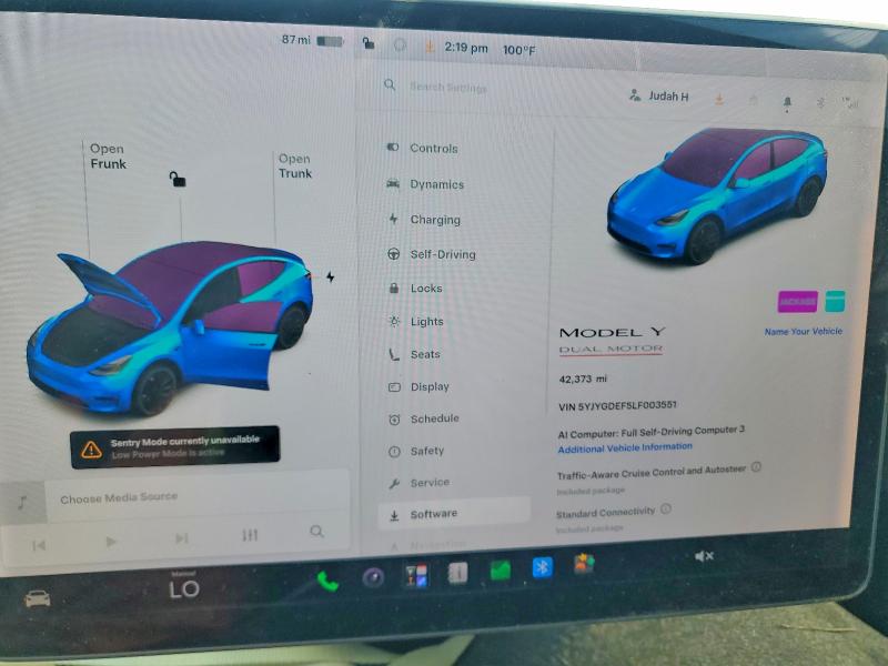 64457216 :رقم المزاد ، 5YJYGDEF5LF003551 vin ، 2020 Tesla Model Y مزاد بيع