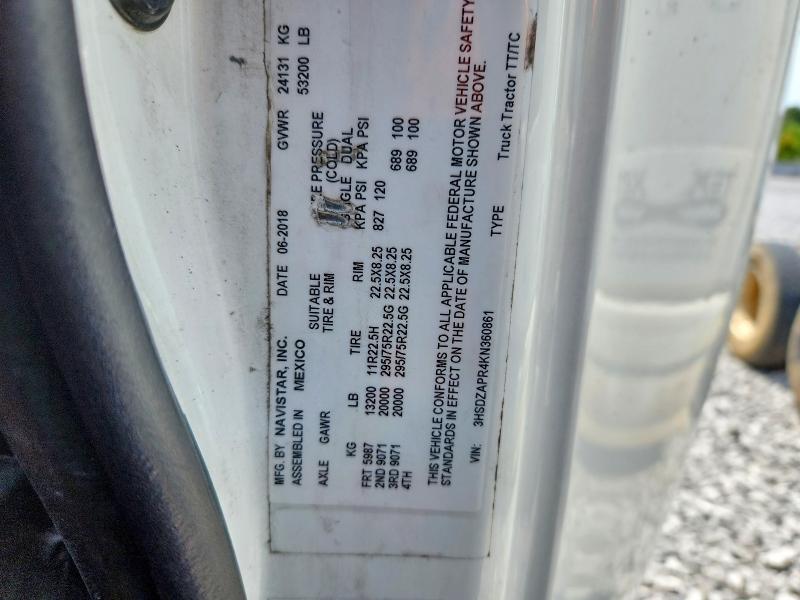 Aukcja sprzedaży 2019 International Lt625, vin: 3HSDZAPR4KN360861, numer aukcji: 66284796