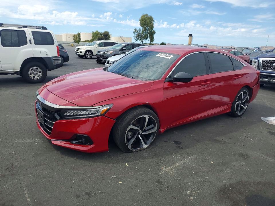 Auction sale of the 2022 Honda Accord, vin: 1HGCV1F36NA060891, lot number: 66798406