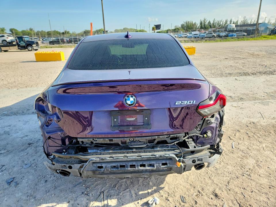 Продаж на аукціоні авто 2022 Bmw 230i, vin: 3MW23CM09N8C59480, номер лоту: 65921996