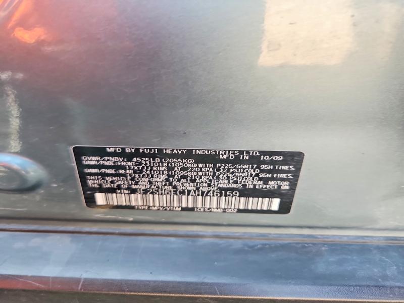 Aukcja sprzedaży 2010 Subaru Forester, vin: JF2SH6EC1AH746159, numer aukcji: 62146026