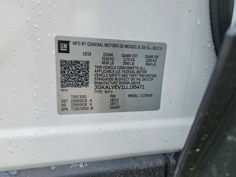 65096986 :رقم المزاد ، 3GKALVEV1LL195471 vin ، 2020 Gmc Terrain مزاد بيع