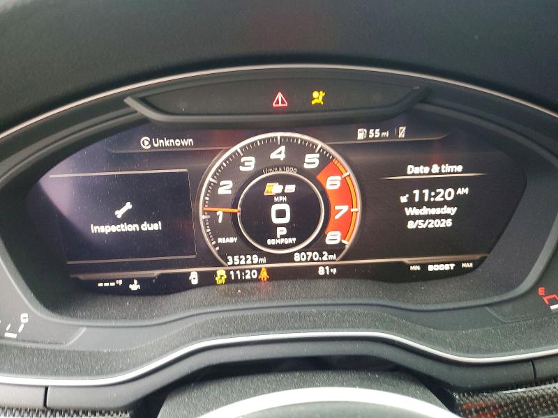 Aukcja sprzedaży 2019 Audi S5, vin: WAUB4CF54KA079734, numer aukcji: 63505486