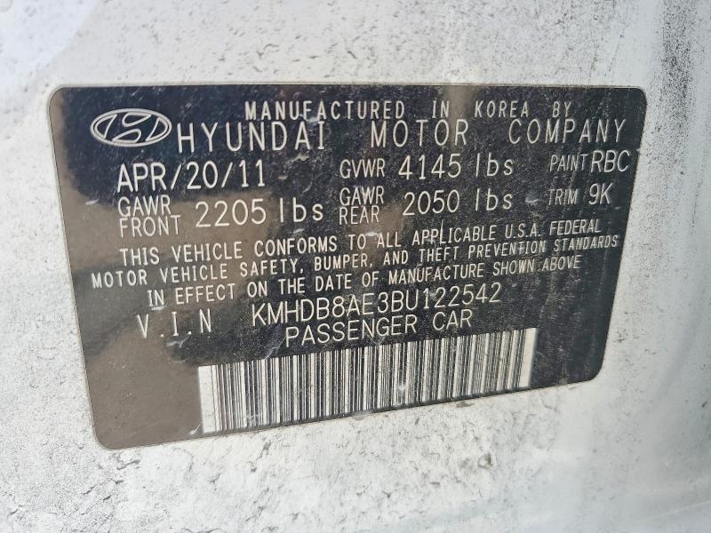 Продаж на аукціоні авто 2011 Hyundai Elantra Touring, vin: KMHDB8AE3BU122542, номер лоту: 64396286