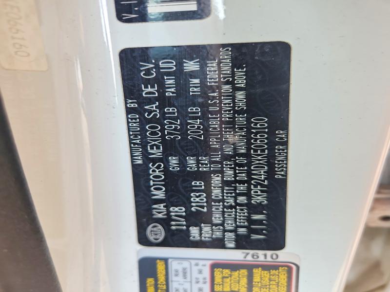 Продажа на аукционе авто 2019 Kia Forte, vin: 3KPF24ADXKE066160, номер лота: 64220536
