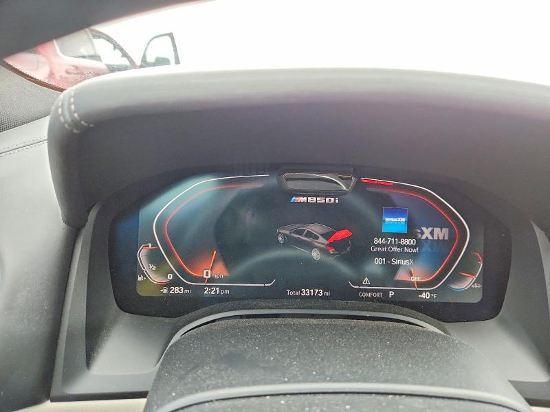 Aukcja sprzedaży 2022 Bmw M850xi, vin: WBAGV8C09NCJ17394, numer aukcji: 66168726