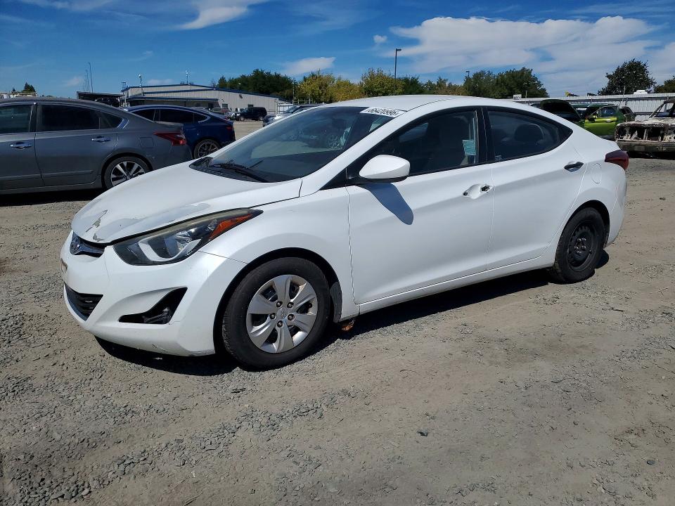 66420996 :رقم المزاد ، 5NPDH4AE7GH745319 vin ، 2016 Hyundai Elantra مزاد بيع