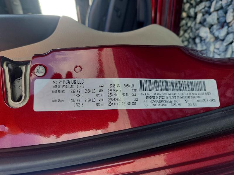 Aukcja sprzedaży 2019 Dodge Grand Caravan, vin: 2C4RDGCG8KR800566, numer aukcji: 63646346