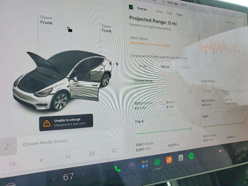Aukcja sprzedaży 2021 Tesla Model  Y, vin: 5YJYGDEE5MF066707, numer aukcji: 62043526