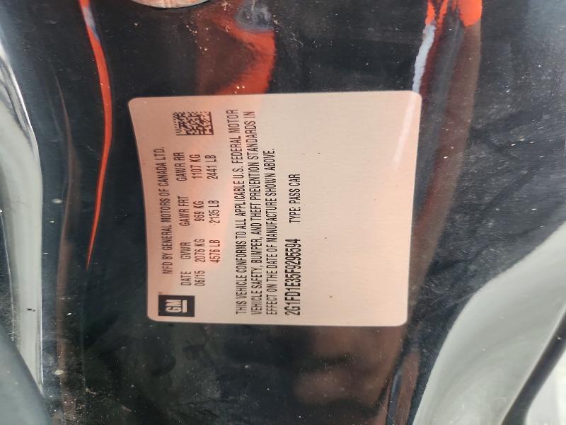 64491246 :رقم المزاد ، 2G1FD1E35F9295594 vin ، 2015 Chevrolet Camaro مزاد بيع