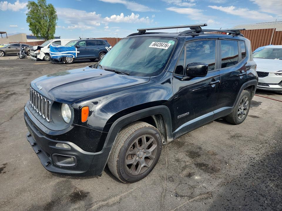 66428416 :رقم المزاد ، ZACCJBBT0FPB76127 vin ، 2015 Jeep Renegade مزاد بيع
