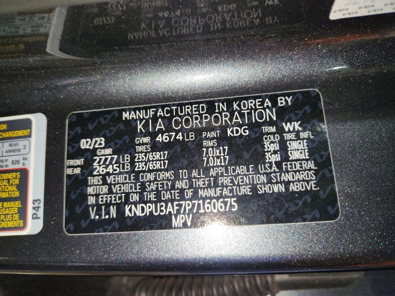 Aukcja sprzedaży 2023 Kia Sportage, vin: KNDPU3AF7P7160675, numer aukcji: 64454706