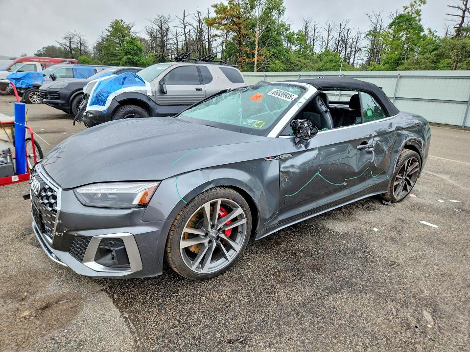 2021 Audi S5 მანქანა იყიდება აუქციონზე, vin: WAUW4GF52MN001568, აუქციონის ნომერი: 66039936