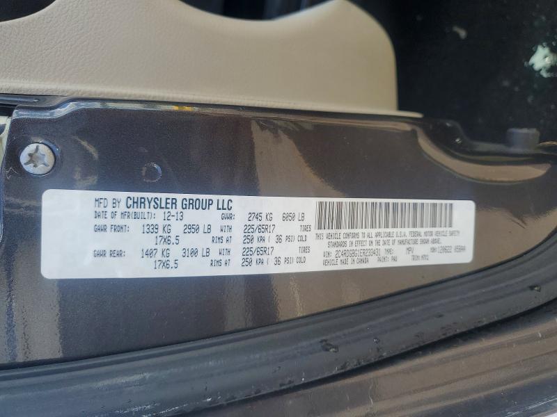 66926366 :رقم المزاد ، 2C4RDGBG1ER233431 vin ، 2014 Dodge Grand Caravan مزاد بيع