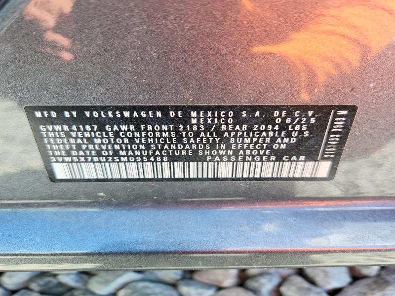 Продаж на аукціоні авто 2025 Volkswagen Jetta, vin: 3VW5X7BU2SM095488, номер лоту: 66458696