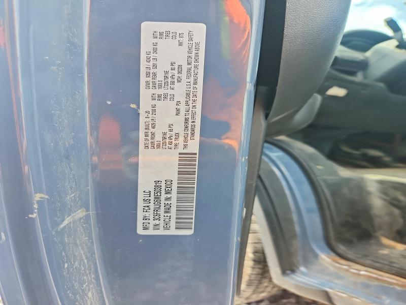 2021 Ram Promaster 3500 მანქანა იყიდება აუქციონზე, vin: 3C6FRVJG6ME503819, აუქციონის ნომერი: 64186166