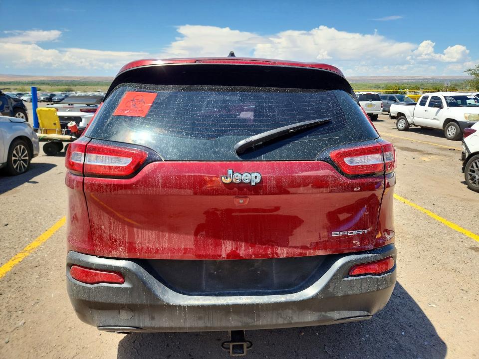 2015 Jeep Cherokee მანქანა იყიდება აუქციონზე, vin: 1C4PJLAB1FW589854, აუქციონის ნომერი: 65661636
