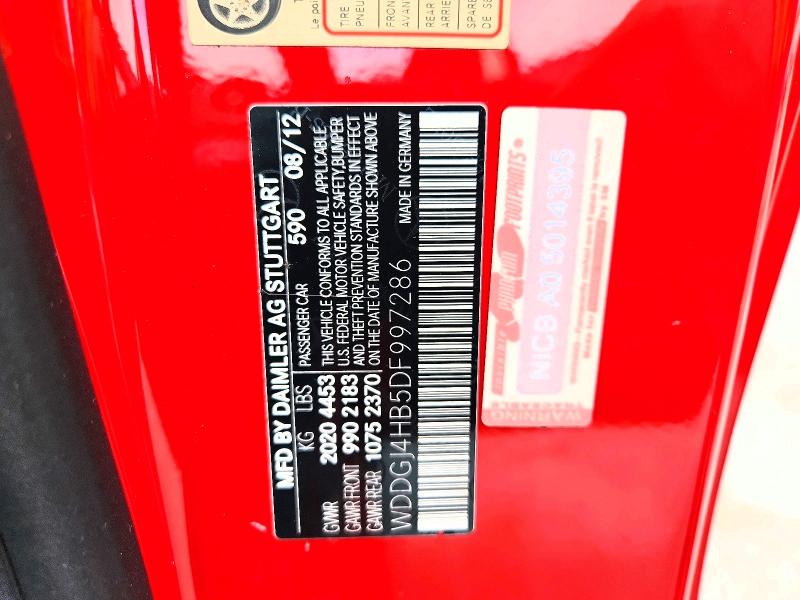 Auction sale of the 2013 Mercedes-benz C, vin: WDDGJ4HB5DF997286, lot number: 65415146