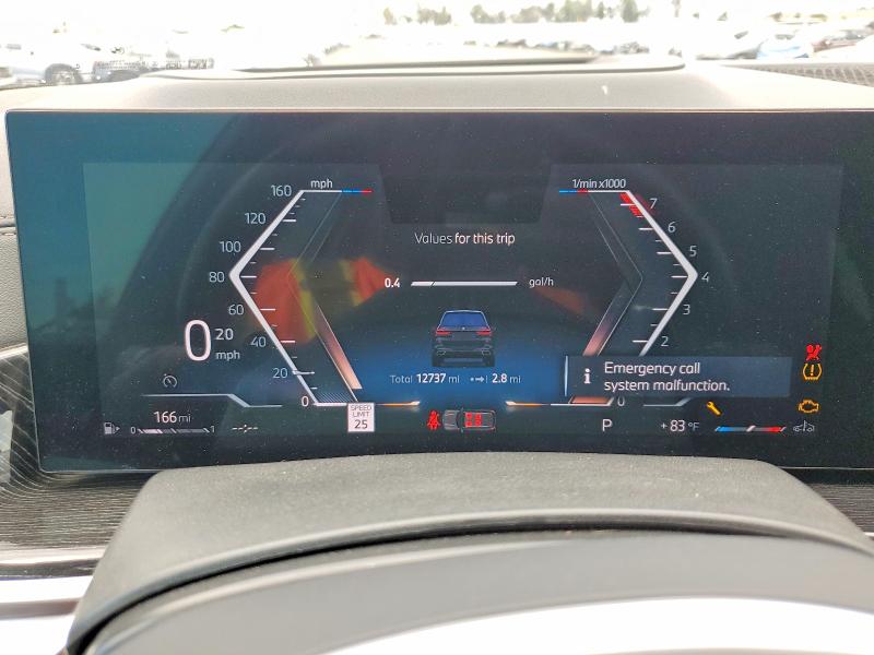 64158996 :رقم المزاد ، 5UX23EM05S9W26471 vin ، 2025 Bmw X7 مزاد بيع