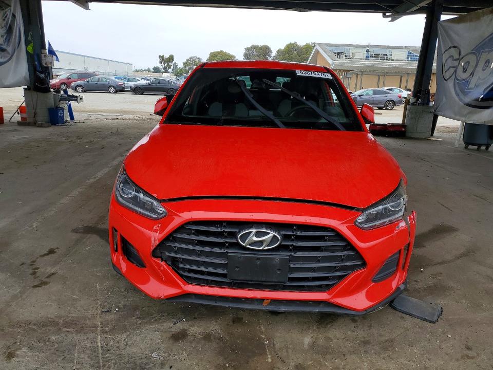 2019 Hyundai Veloster მანქანა იყიდება აუქციონზე, vin: KMHTG6AF1KU018478, აუქციონის ნომერი: 63678476