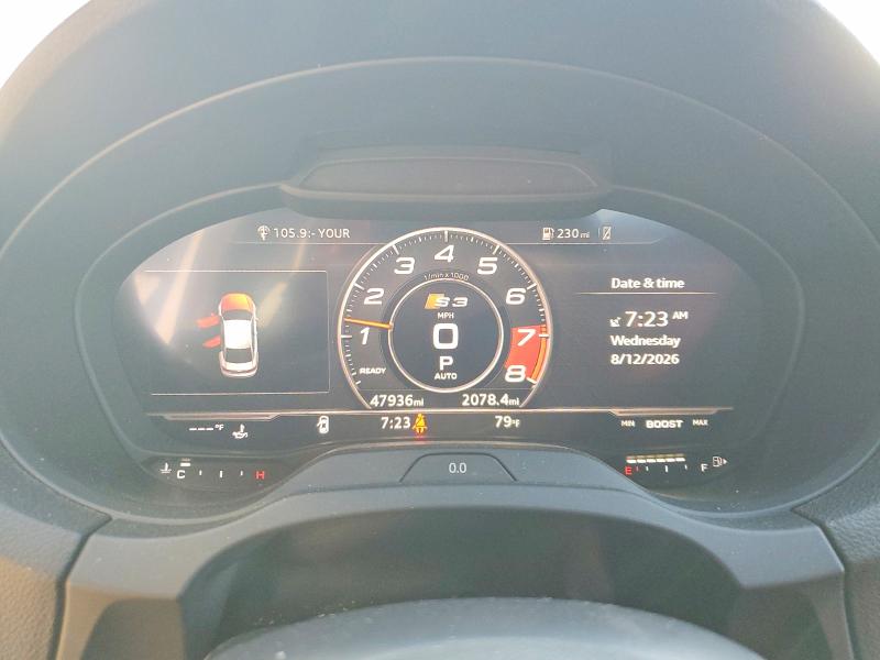Продаж на аукціоні авто 2018 Audi S3, vin: WAUB1HFF8J1082066, номер лоту: 64747146