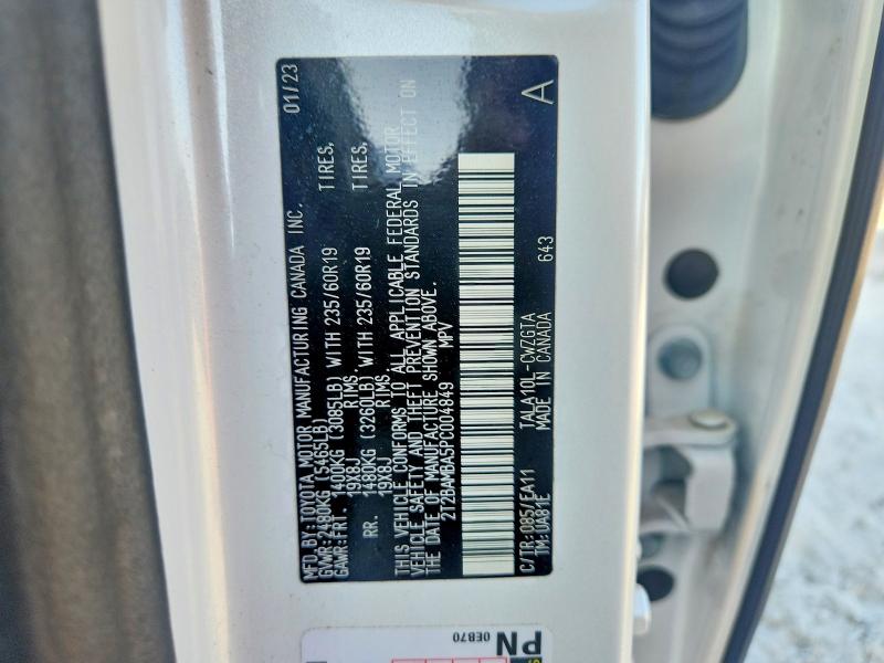 Aukcja sprzedaży 2023 Lexus Rx 350, vin: 2T2BAMBA5PC004849, numer aukcji: 65308846