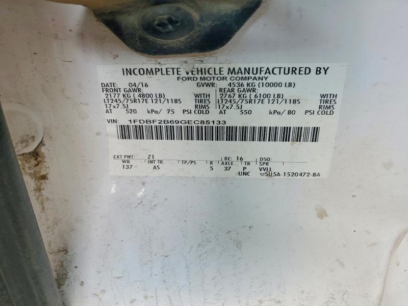 63718746 :رقم المزاد ، 1FDBF2B69GEC85133 vin ، 2016 Ford F250 مزاد بيع