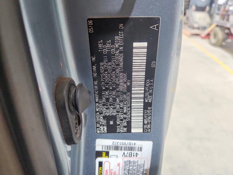 Продажа на аукционе авто 2006 Toyota Sienna, vin: 5TDZA23C16S509526, номер лота: 67132656