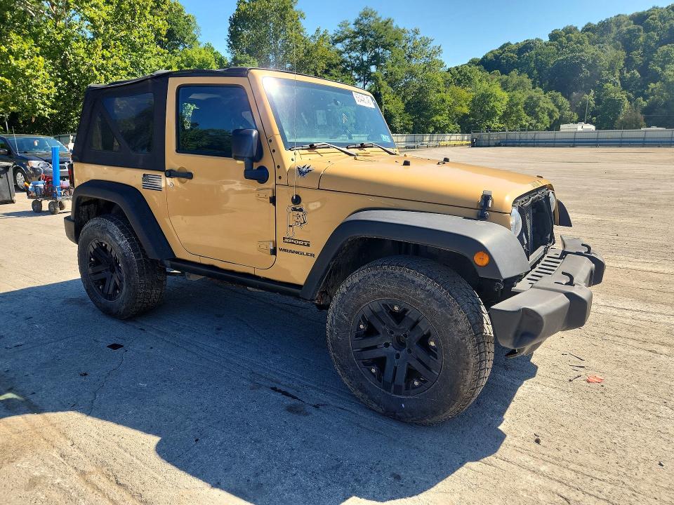 2013 Jeep Wrangler მანქანა იყიდება აუქციონზე, vin: 1C4AJWAG4DL614537, აუქციონის ნომერი: 65448146