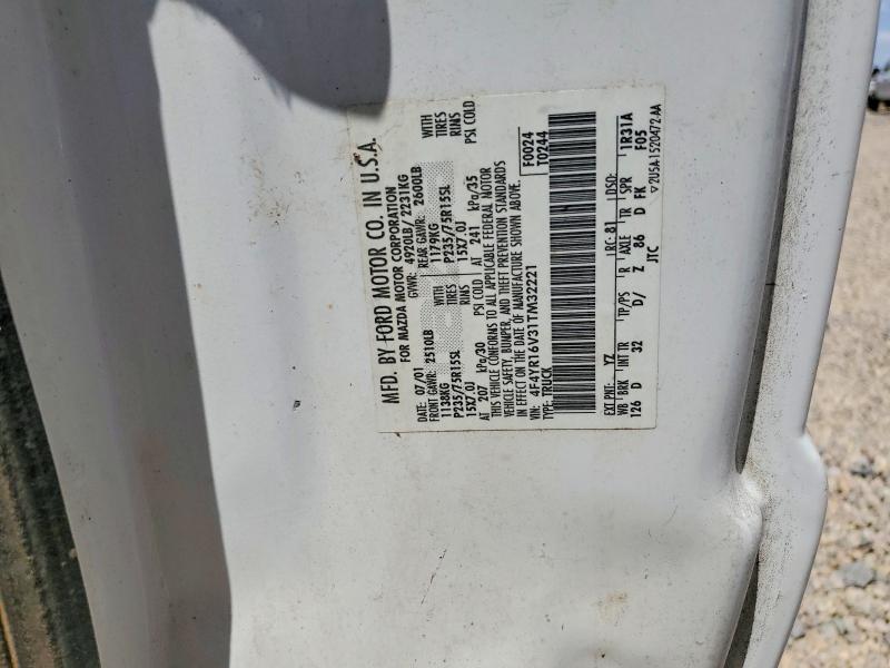 2001 Mazda B3000 მანქანა იყიდება აუქციონზე, vin: 4F4YR16V31TM32221, აუქციონის ნომერი: 64993616
