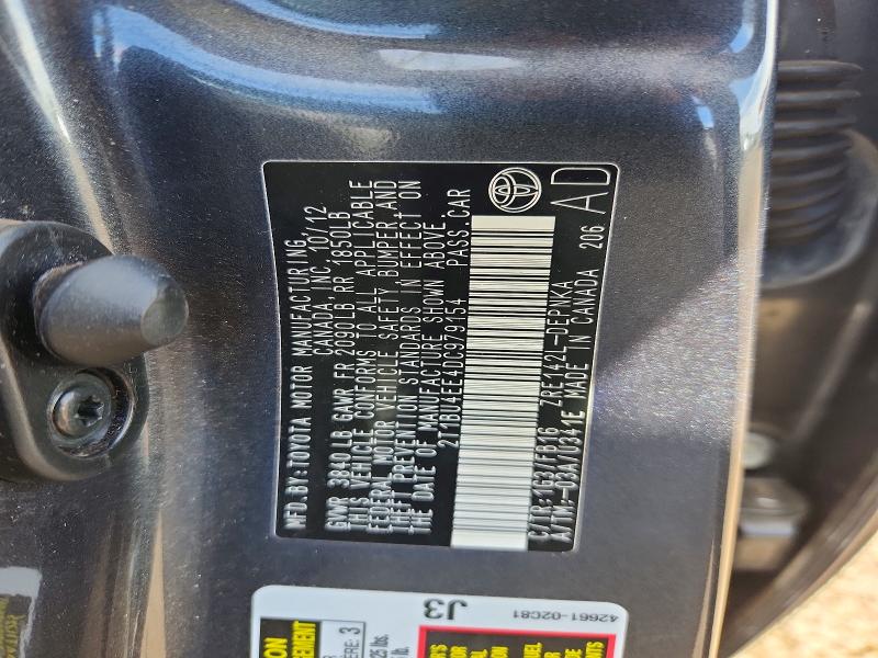 63399196 :رقم المزاد ، 2T1BU4EE4DC979154 vin ، 2013 Toyota Corolla مزاد بيع