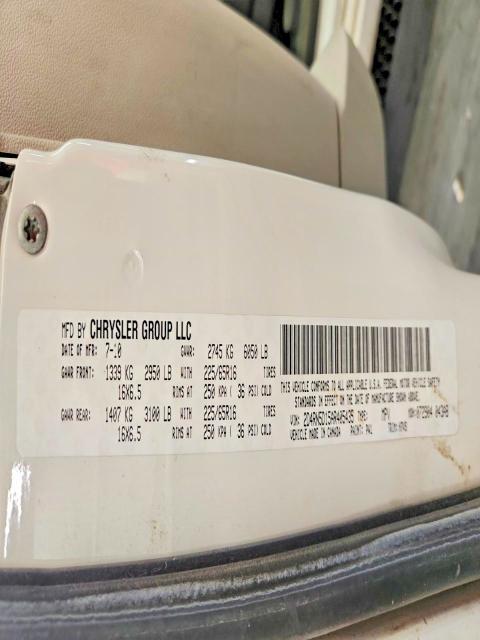 64422386 :رقم المزاد ، 2D4RN5D15AR405435 vin ، 2010 Dodge Grand Caravan مزاد بيع