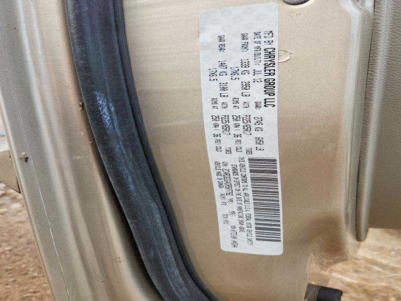 2013 Dodge Grand Caravan მანქანა იყიდება აუქციონზე, vin: 2C4RDGDG4DR507782, აუქციონის ნომერი: 64232706