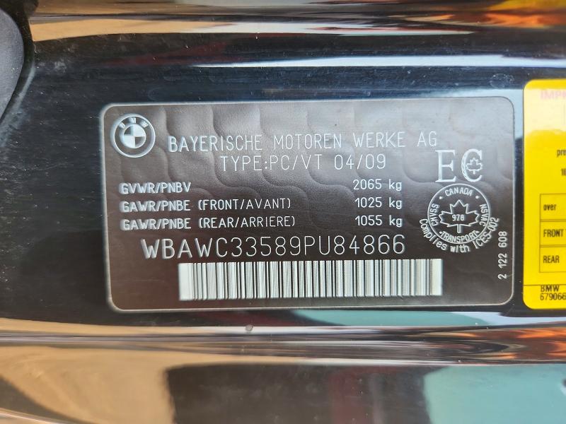 Aukcja sprzedaży 2009 Bmw 328, vin: WBAWC33589PU84866, numer aukcji: 65893986