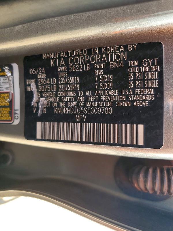 Aukcja sprzedaży 2025 Kia Sorento, vin: KNDRHDJG5S5309780, numer aukcji: 65942806
