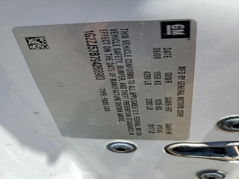 64668216 :رقم المزاد ، 1G2ZJ57B794268983 vin ، 2009 Pontiac G6 مزاد بيع